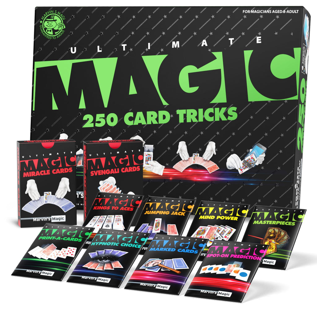 Marvin's Magic Ultimate 250 Card Tricks Set - 250 Card Tricks