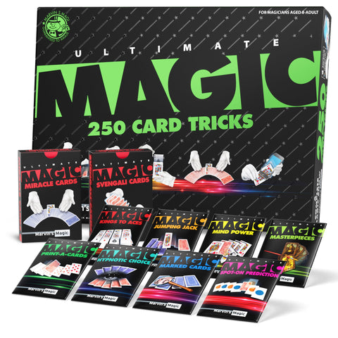 Marvin's Magic Ultimate 250 Card Tricks Set - 250 Card Tricks