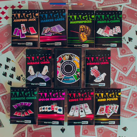 Marvin's Magic Ultimate 250 Card Tricks Set - 250 Card Tricks