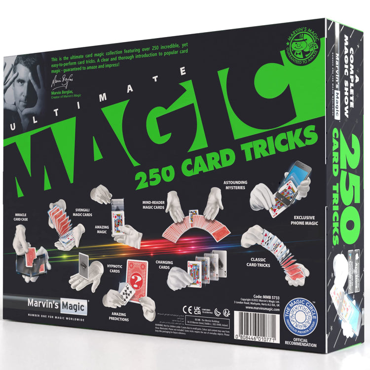 Marvin's Magic Ultimate 250 Card Tricks Set - 250 Card Tricks