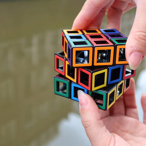 Meffert's Hollow Cube - Transparent 3x3 Brainteaser Puzzle