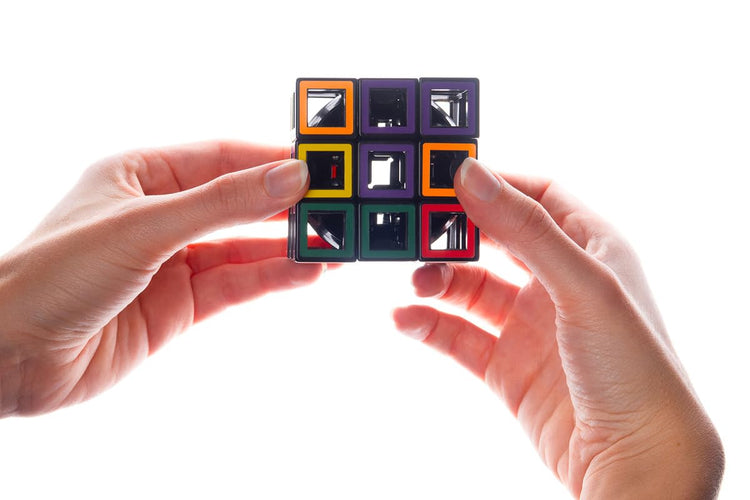 Meffert's Hollow Cube - Transparent 3x3 Brainteaser Puzzle