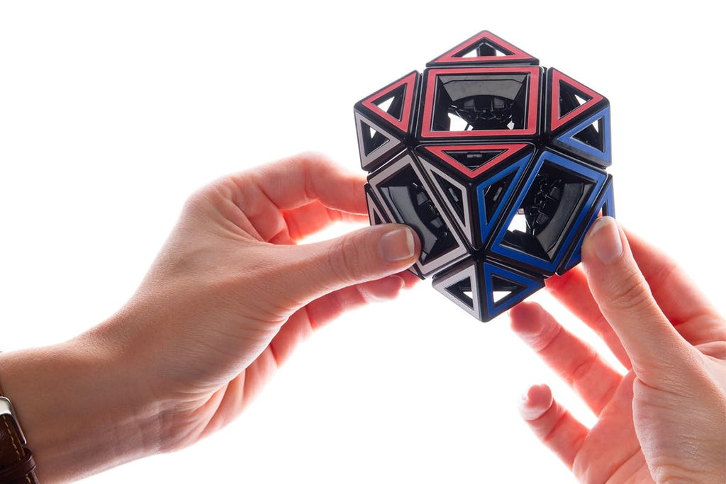 Meffert's Hollow Skewb Cube - Transparent Twisty Challenge