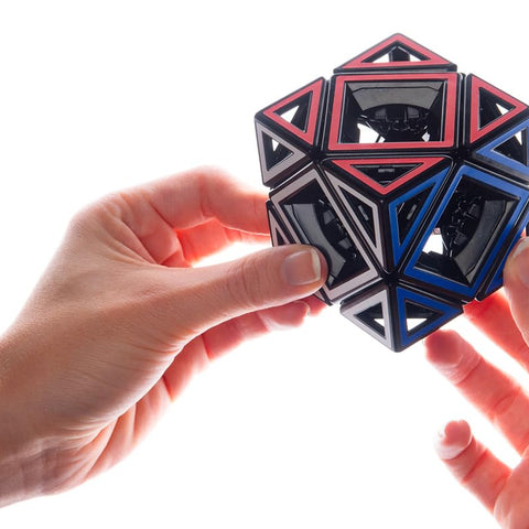 Meffert's Hollow Skewb Cube - Transparent Twisty Challenge
