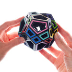 Meffert's Hollow Skewb Ultimate - Transparent 12-Faced Puzzle