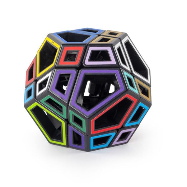 Meffert's Hollow Skewb Ultimate - Transparent 12-Faced Puzzle