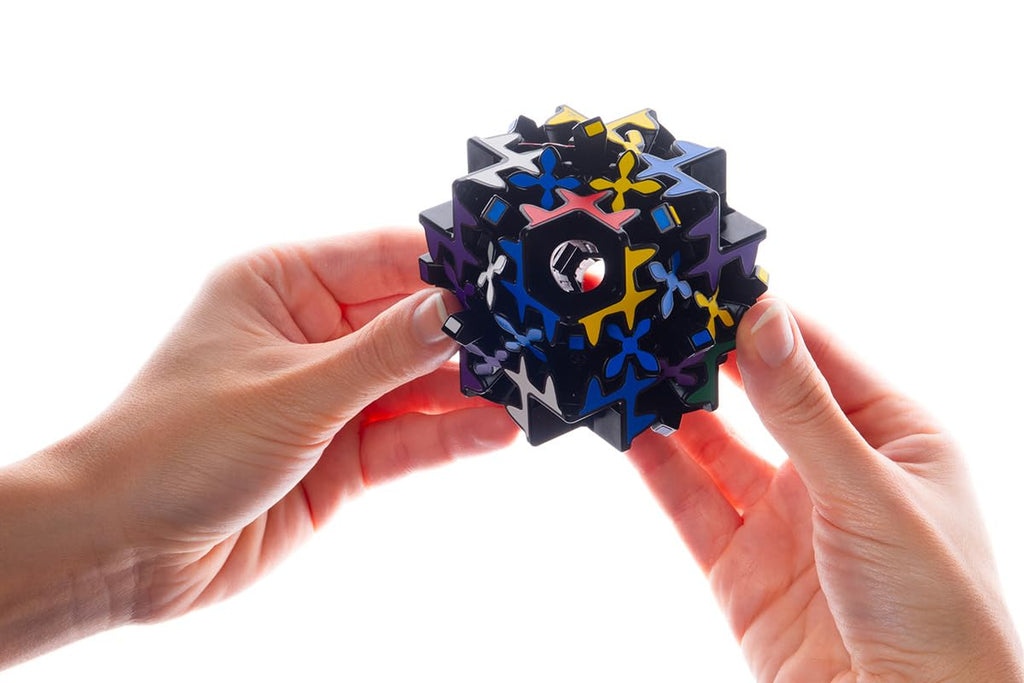 Meffert's Maltese Gear - Hollow Gear Cube with Steampunk Twist