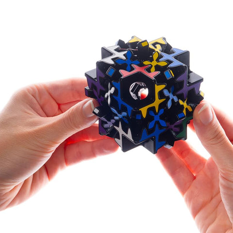 Meffert's Maltese Gear - Hollow Gear Cube with Steampunk Twist