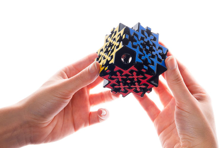 Meffert's Maltese Gear - Hollow Gear Cube with Steampunk Twist