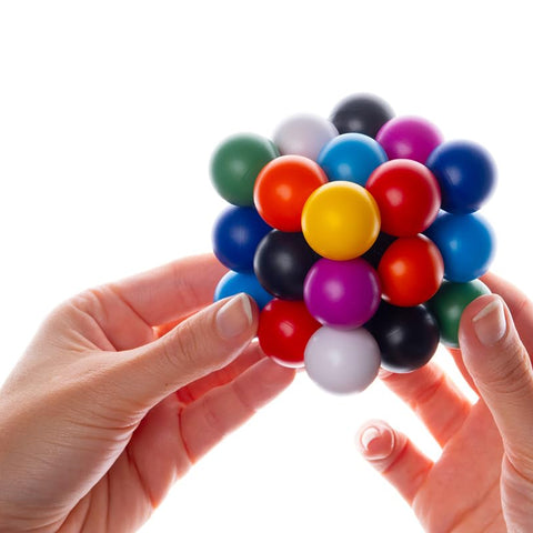 Meffert's Molecube - 9-Color Cube for Pattern-Solving Fun