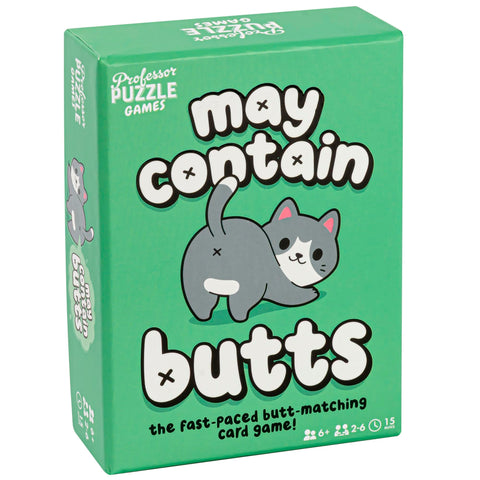Professor Puzzle: May Contain Butts - Match Animal Fronts & Butts
