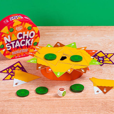Professor PUZZLE Nacho Stack! - Nacho Average Stacking Game!