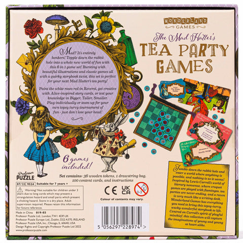 Professor PUZZLE The Mad Hatter's Tea Party Games