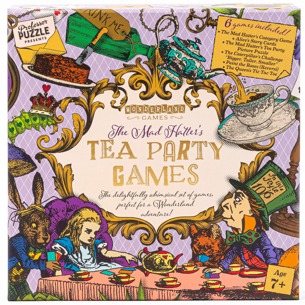 Professor PUZZLE The Mad Hatter's Tea Party Games