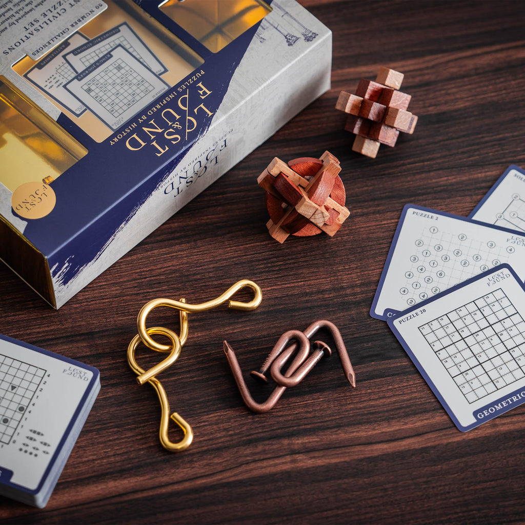 Ancient Civilizations Set - 5 Puzzles + 50 Number Cards