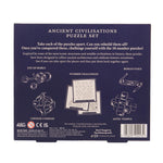Ancient Civilizations Set - 5 Puzzles + 50 Number Cards