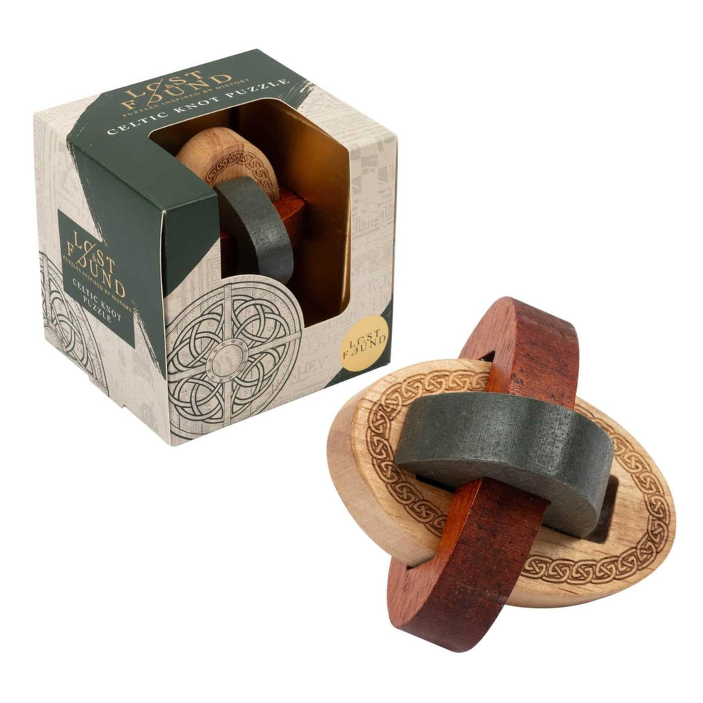 Celtic Knot Puzzle - Take Apart Wooden Pieces and Rebuild