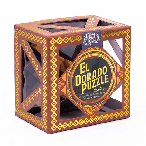 Professor Puzzle El Dorado - Wooden Golden Temple Brainteaser