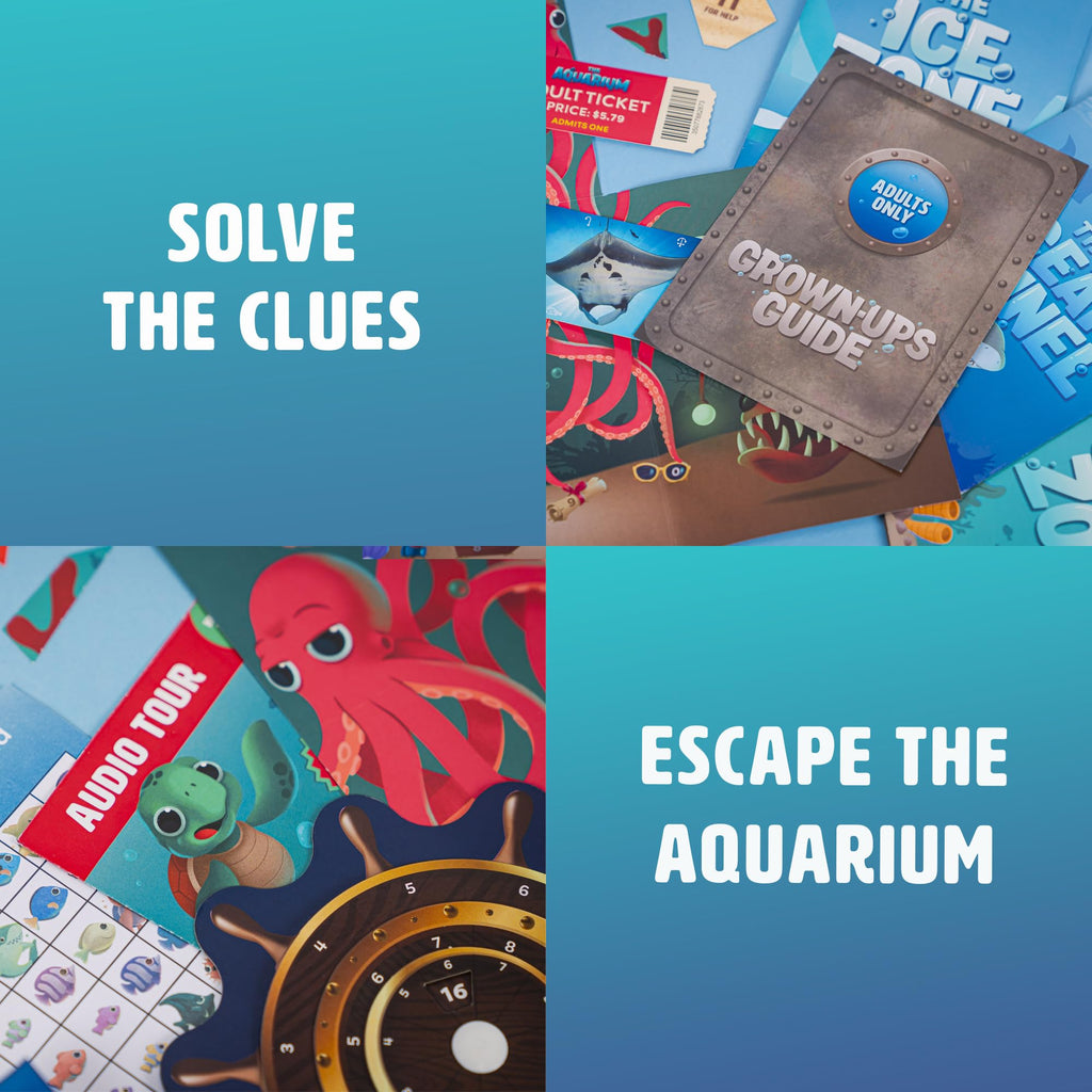 Professor Puzzle Aquarium - 11-Puzzle Kids' Escape Adventure