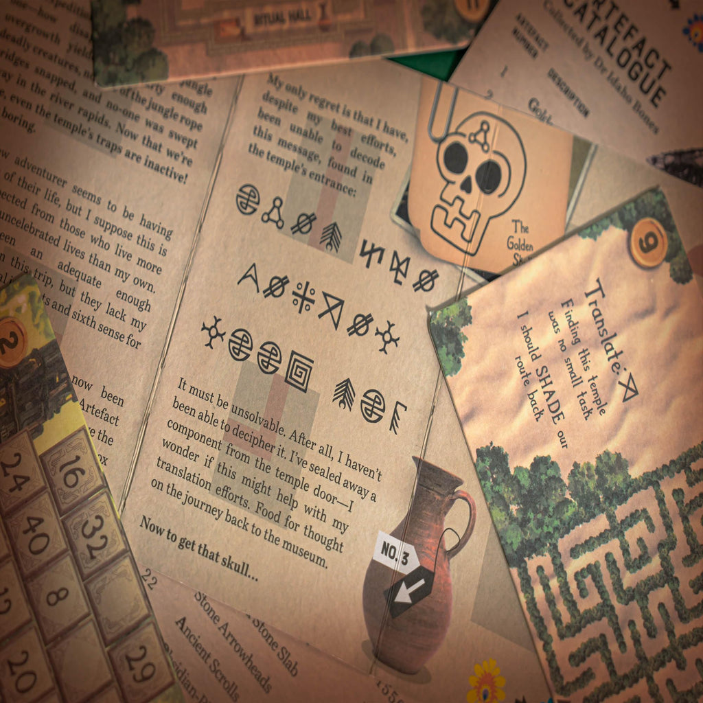 Professor Puzzle Lost Temple - 12-Puzzle Treasure Escape Game