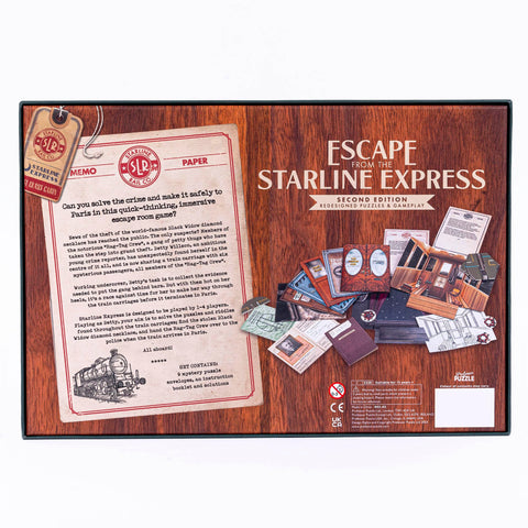 Professor Puzzle Starline Express - 90-Min Train Theft Mystery