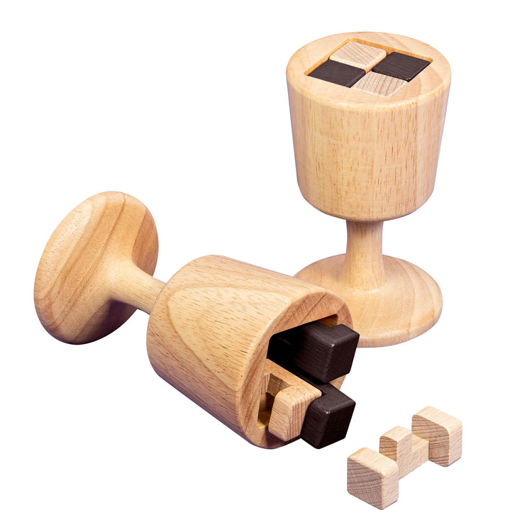 Professor Puzzle Holy Grail - Wooden Chalice Brainteaser