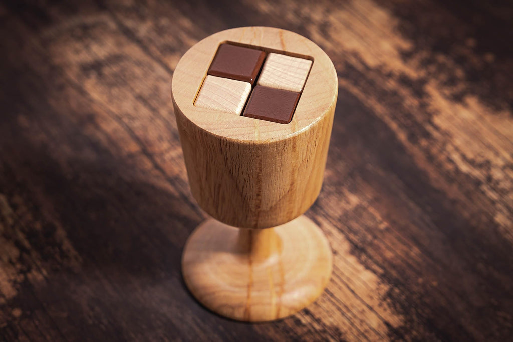 Professor Puzzle Holy Grail - Wooden Chalice Brainteaser