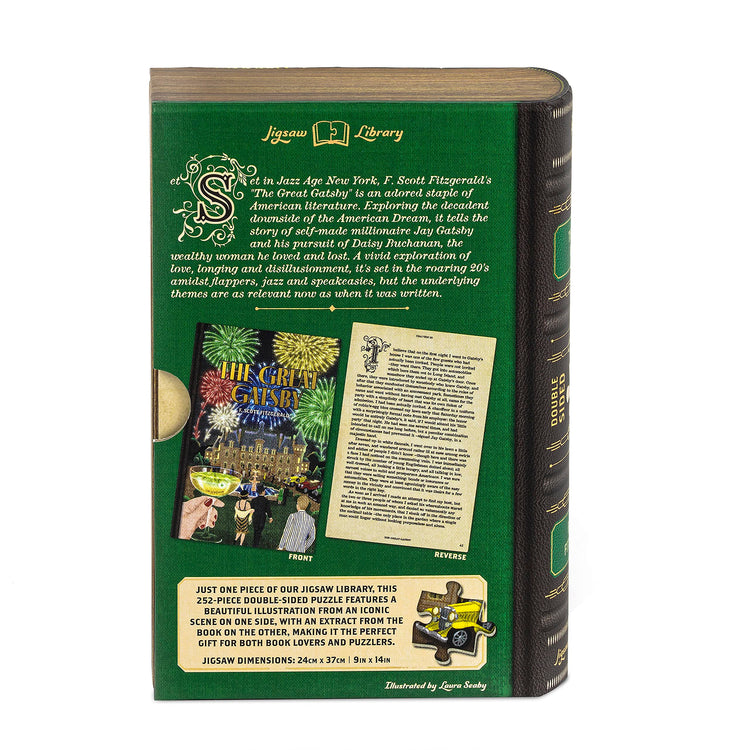 Professor Puzzle The Great Gatsby - 252-Piece 2-Sided Puzzle