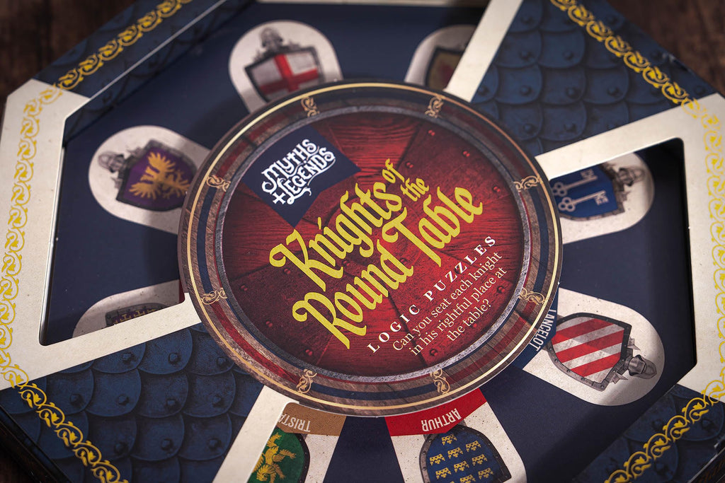 Knights of The Round Table - Solve 8 Wooden Logic Puzzles