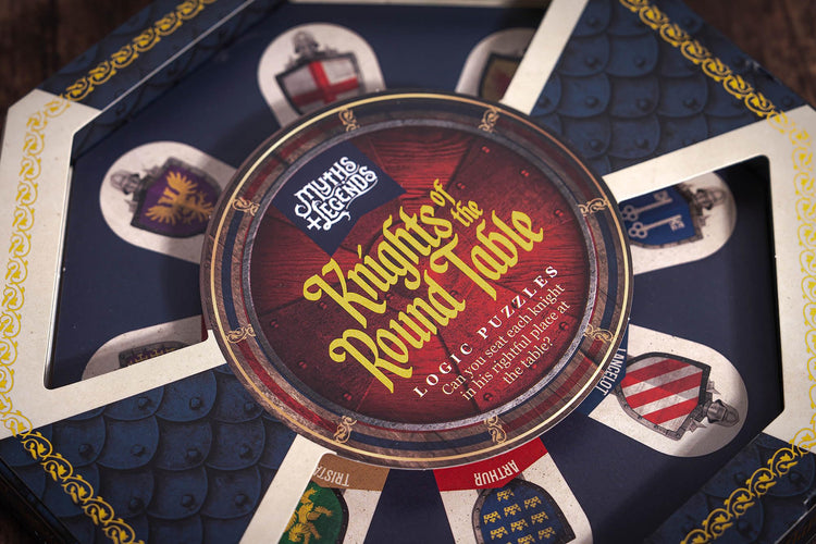 Knights of The Round Table - Solve 8 Wooden Logic Puzzles