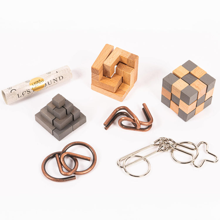 Seven Wonders Puzzle Set - 7 Take-Apart Landmark Puzzles