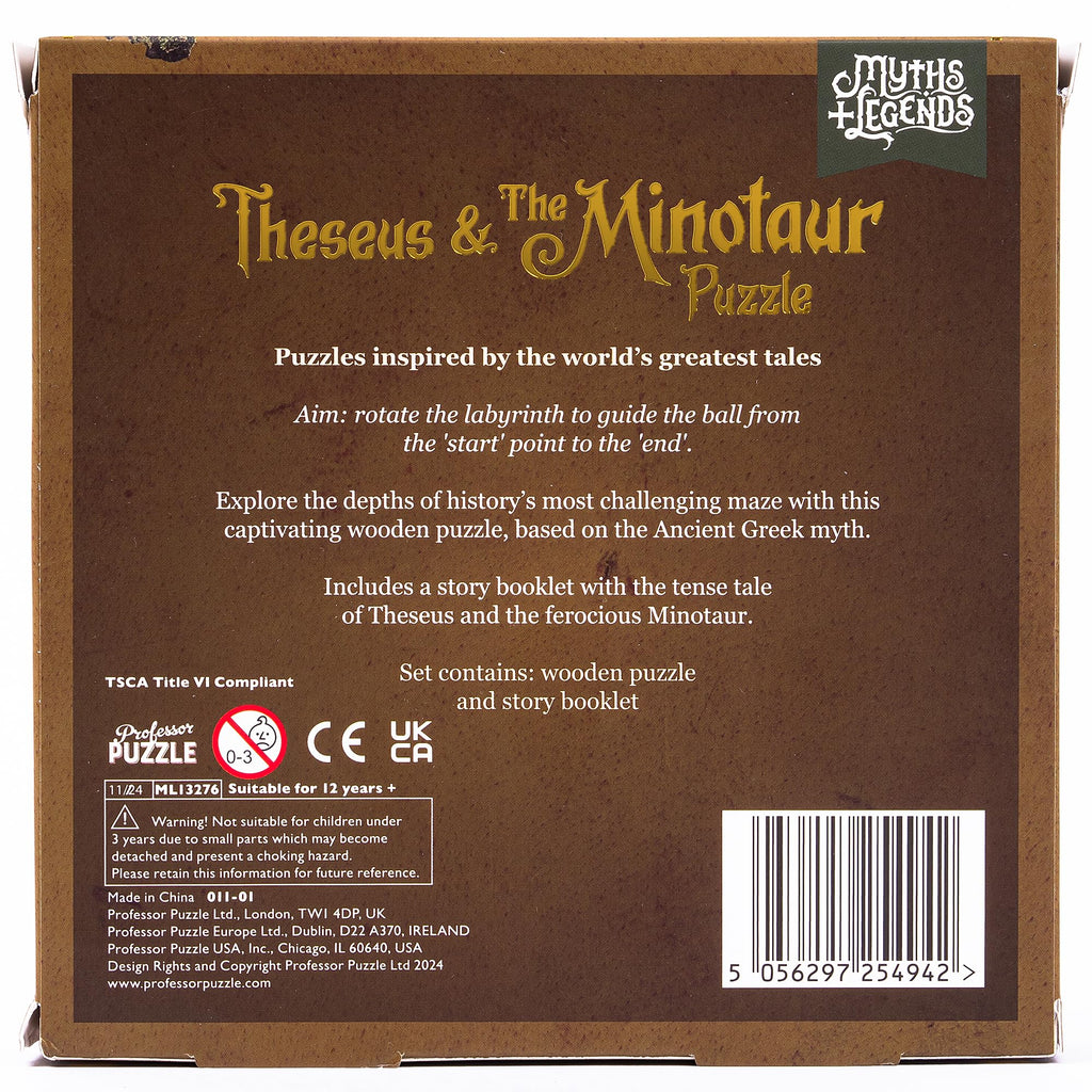 Theseus & The Minotaur Puzzle - Guide Ball Through Maze