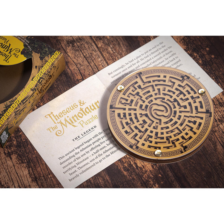 Theseus & The Minotaur Puzzle - Guide Ball Through Maze