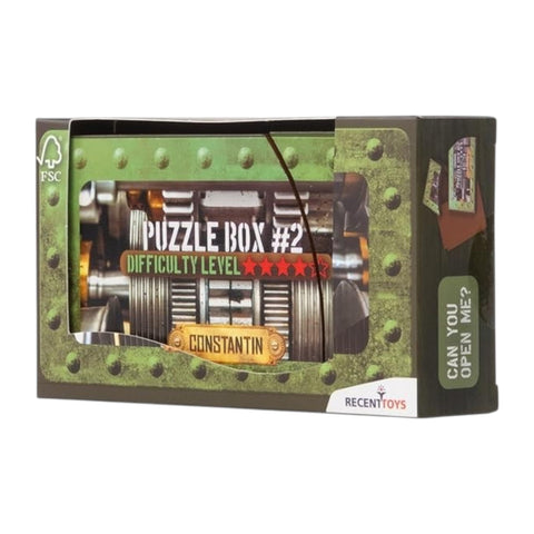 Recent Toys Constantin Puzzle Box #2 - Secret Wood Challenge