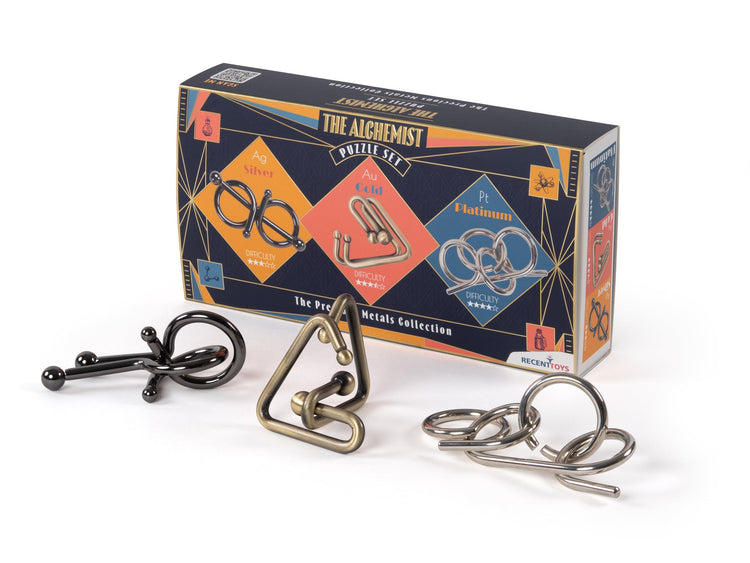 Recent Toys The Alchemist - Set of 3 Metal Brain Teasers