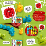 Apple Twist Brain-Teasing Logic Puzzle Game with 60 Challenges