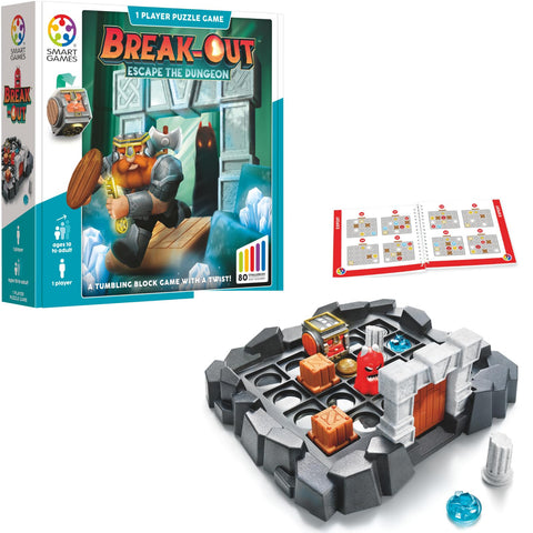 Break-Out - Magnetic Logic Puzzle Game with 80 Challenges