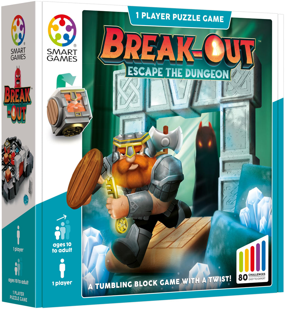 Break-Out - Magnetic Logic Puzzle Game with 80 Challenges