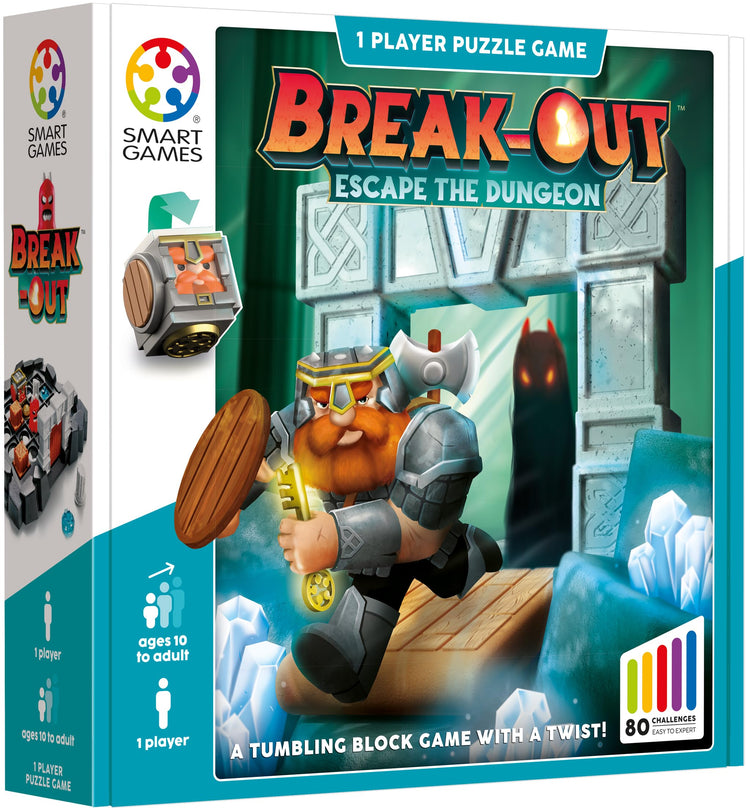 Break-Out - Magnetic Logic Puzzle Game with 80 Challenges
