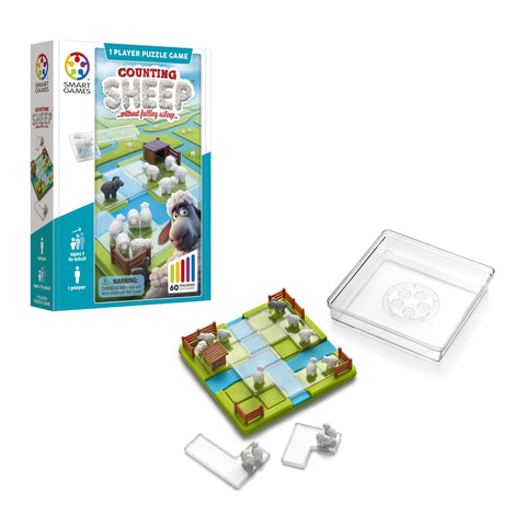 SmartGames Counting Sheep - Herd Sheep in 60 Logic Puzzles