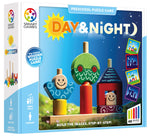 SmartGames Day & Night - 10 Wooden Blocks, 48 Challenges