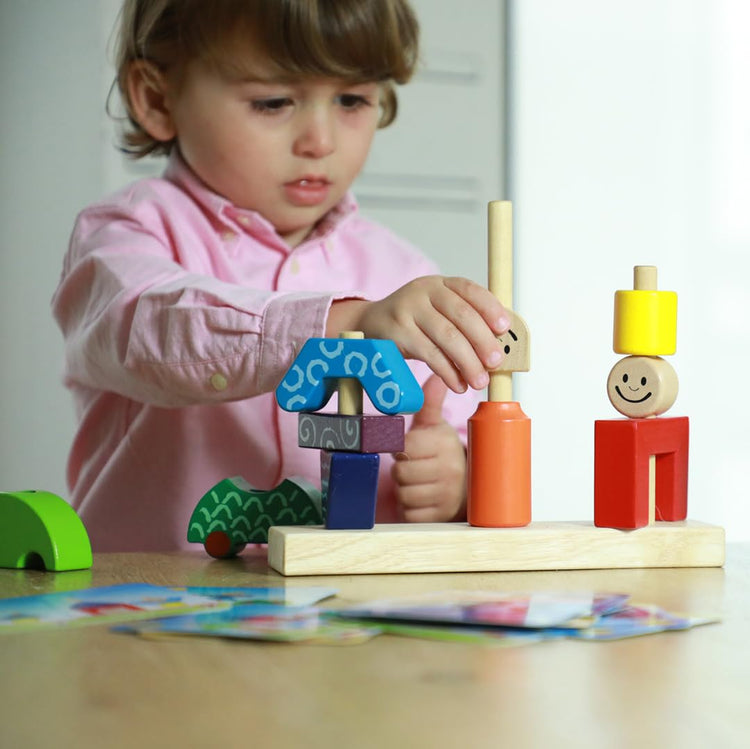 SmartGames Day & Night - 10 Wooden Blocks, 48 Challenges