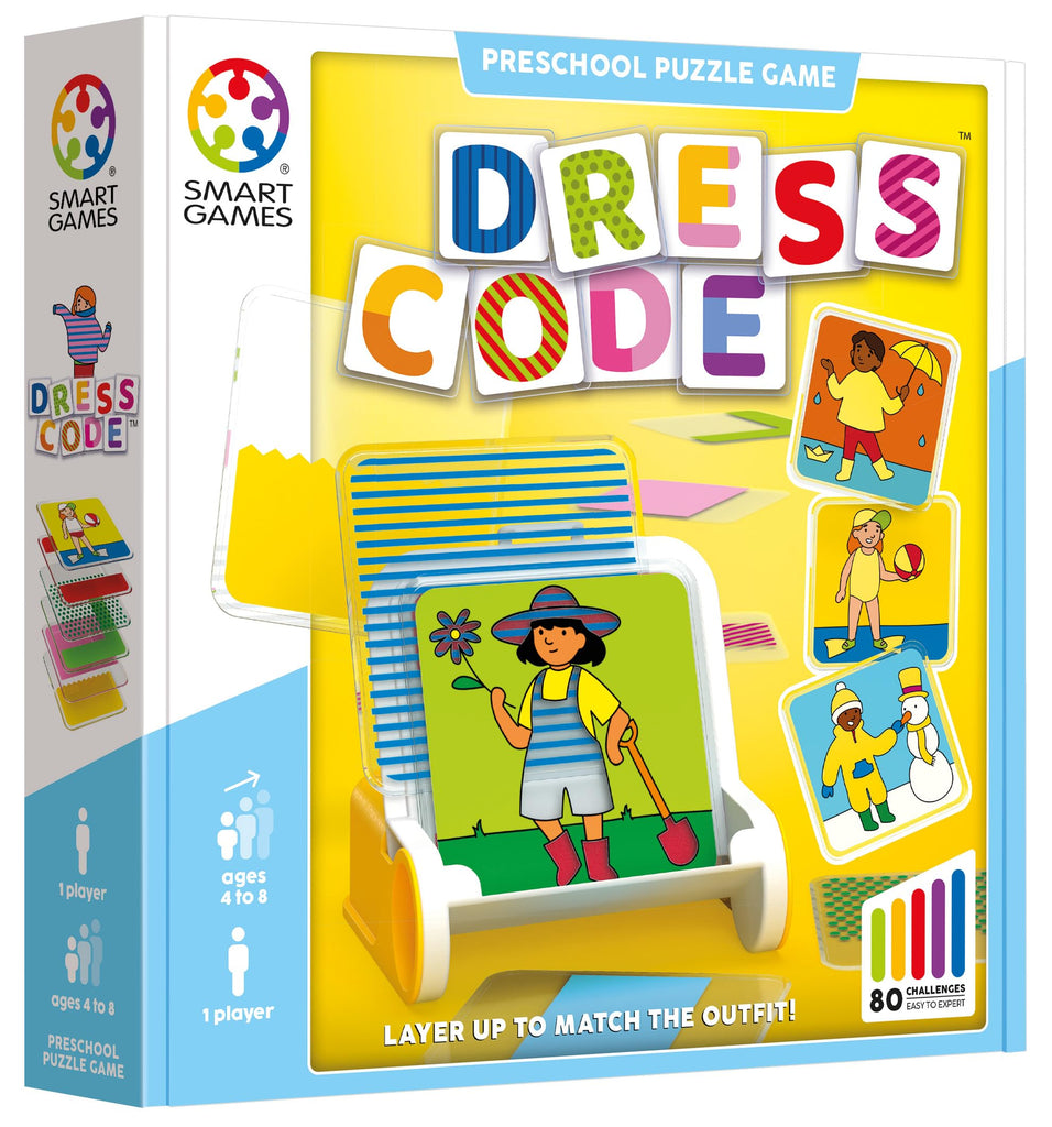 SmartGames Dress Code - 80 Weather-Themed Outfit Challenges