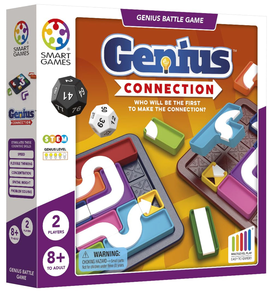 SmartGames Genius Connection - 2-Player 3D Strategy Puzzle