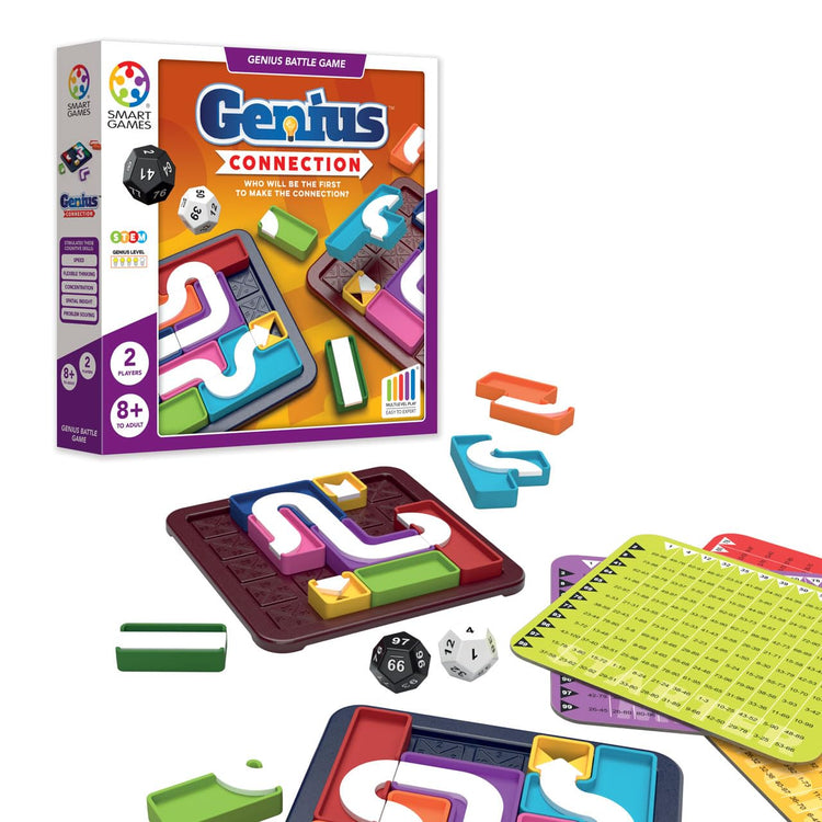 SmartGames Genius Connection - 2-Player 3D Strategy Puzzle