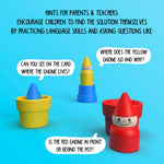 SmartGames Gnome Sweet Gnome - 3 Wooden Gnomes to Stack
