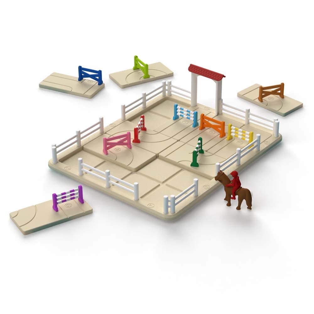 SmartGames Horse Academy - 80 Horse Jumping Course Challenges