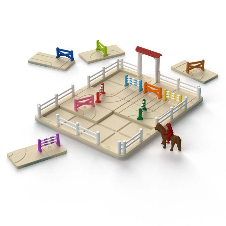 SmartGames Horse Academy - 80 Horse Jumping Course Challenges