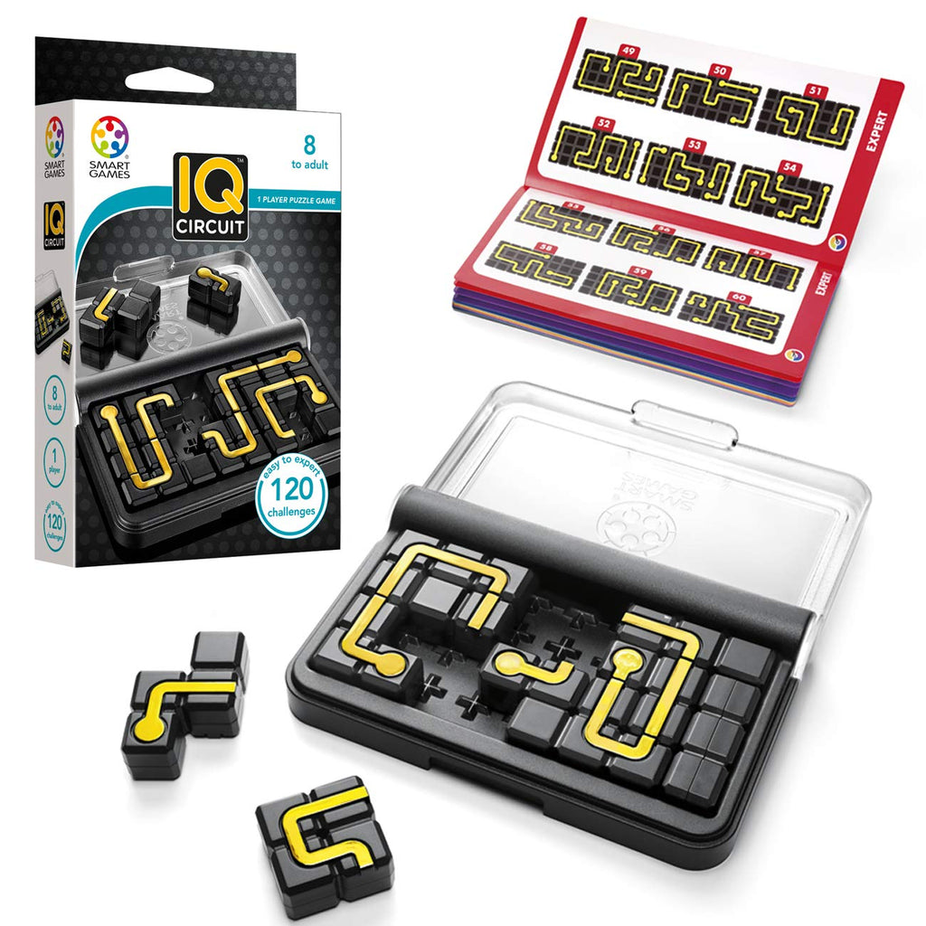 SmartGames IQ Circuit - Connect Circuits in 120 Challenges
