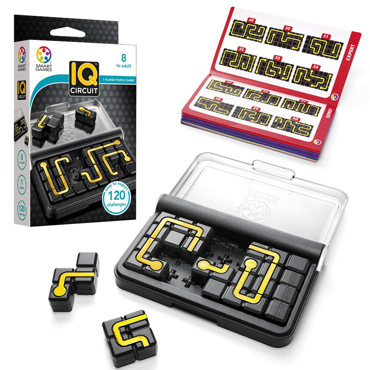 SmartGames IQ Circuit - Connect Circuits in 120 Challenges